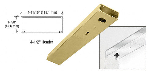 CRL  4-1/2" x 36" Single Door Header