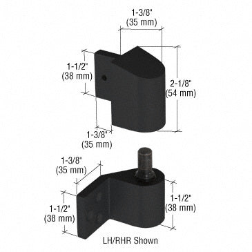CRL 3/4" Offset Left Hand Intermediate Pivot Sets