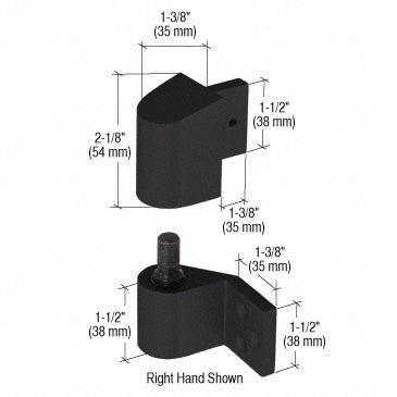 CRL 3/4" Offset Right Hand Intermediate Pivot Sets
