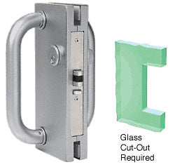 CRL 4" x 10" LH/RHR Center Lock with Deadlatch
