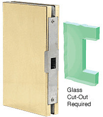 CRL 6" x 10" Center Lock Glass Keeper