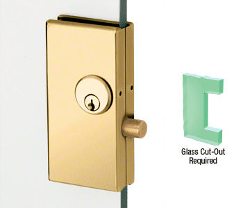 CRL 2-3/4" x 5-5/8" Deadthrow Low Profile Center Lock