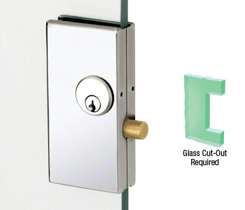 CRL 2-3/4" x 5-5/8" Deadthrow Low Profile Center Lock