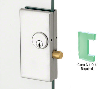 CRL 2-3/4" x 5-5/8" Deadthrow Low Profile Center Lock