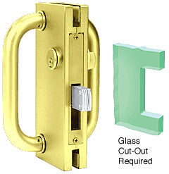 CRL 4" x 10" Non-Handed Center Lock With Deadthrow Latch