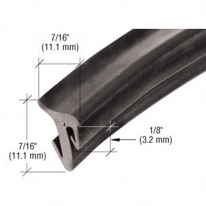 CRL Roll-In EPDM Gasket for Tapered Sidelite Rails