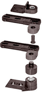 CRL Offset Pivot Set for Aluminum Doors