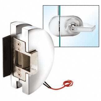CRL Fail Safe Lever Lock Glass Keepers with Electric Strike