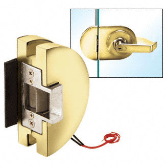 CRL Fail Secure Lever Lock Glass Keepers with Electric Strike