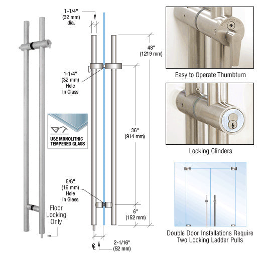 CRL 316 48" Locking Ladder Pull