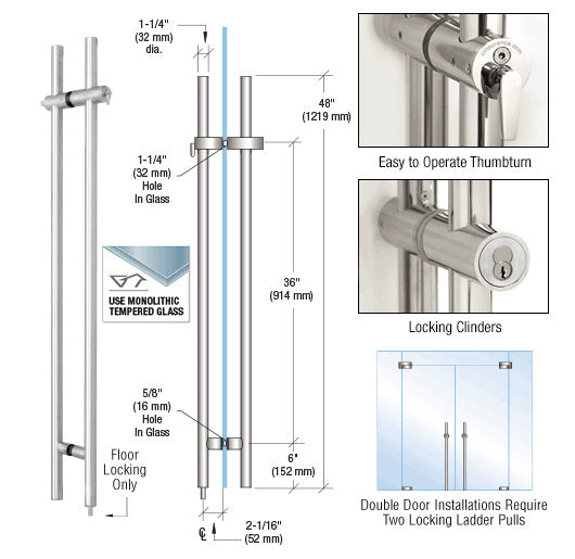 CRL 316 48" Locking Ladder Pull