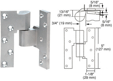 Rixson® Right Hand 3/4" Offset Intermediate Pivot