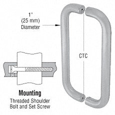 CRL Straight Back-to-Back Pull Handles