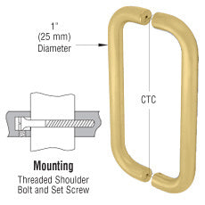 CRL Straight Back-to-Back Pull Handles