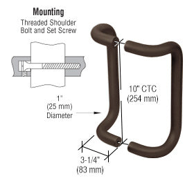 CRL Offset Pull Handles Back-to-Back
