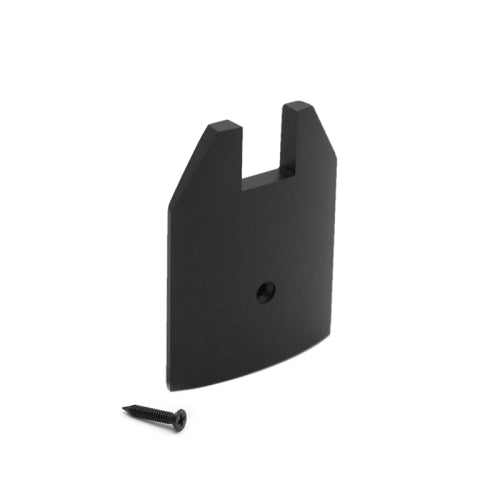 FHC 2-1/2" Tapered Sidelite Rail End Cap - Brushed Stainless