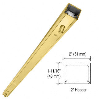 CRL 72" Stock Size Double Door Narrow Header
