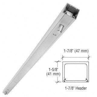 CRL 72" Stock Size Double Door Narrow Header