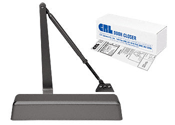 CRL Adjustable Spring Power Size 2 to 5 Delayed Action Surface Mount Door Closer