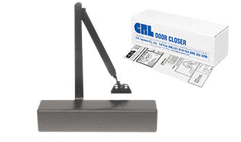 CRL Delayed Action Adjustable Spring Power Size 2 to 6 Surface Mount Door Closer