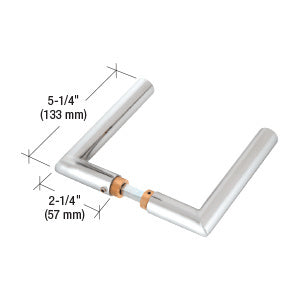 CRL PTH Series Modern Style Lever Handle