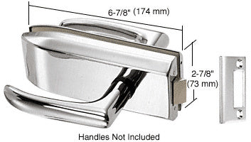 CRL Glass Mounted Passage Latch