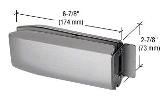 CRL PTH Series Glass Mounted Long Patch Lock Keeper