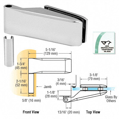 CRL Barcelona Free Swinging Interior Door Hinge