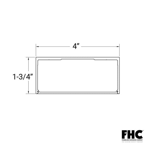 FHC 36" Single Door Header 1-3/4" X 4"