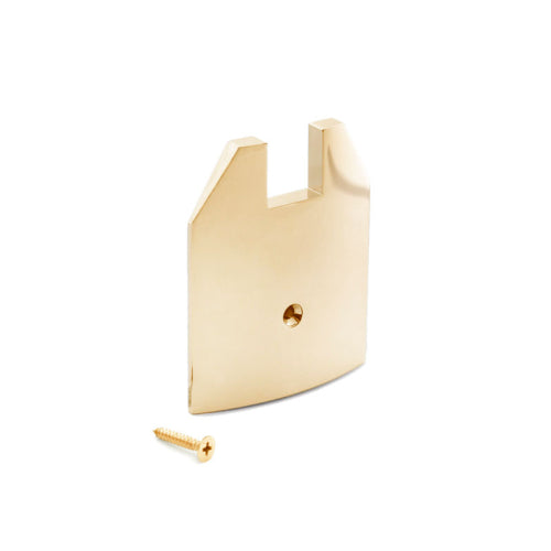 FHC 2-1/2" Tapered Sidelite Rail End Cap - Brushed Stainless