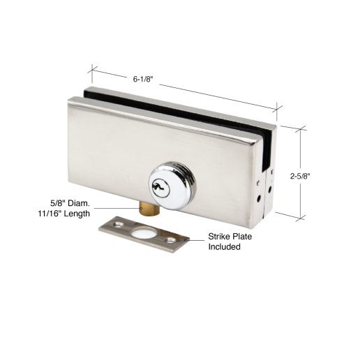FHC Patch Lock With 5/8" Diameter Bolt Throw