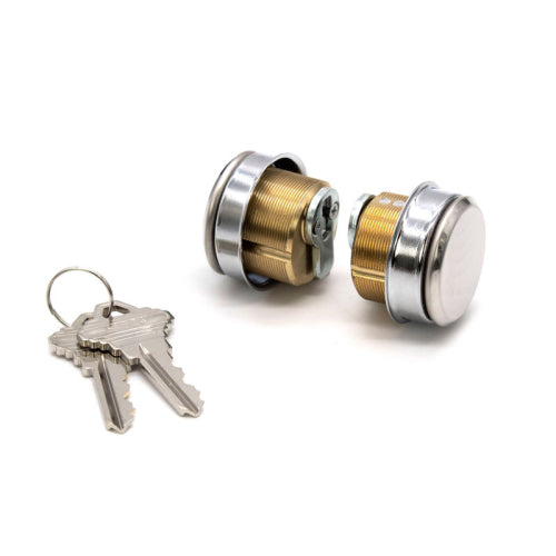 FHC NPF Mortise Keyed Cyl/Cyl W/ .36" Rings