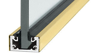 CRL Custom Length Oil Rubbed Bronze Shallow U-Channel