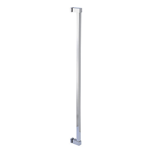 CRL Single Sided Cut To Size Glass Mounted Square Ladder Style Pull Handle with Square Mounting Posts