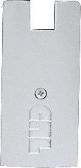 CRL 4" Square End Cap for Sidelite Rails