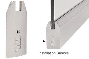 CRL 4" Tapered End Cap for Sidelite Rails