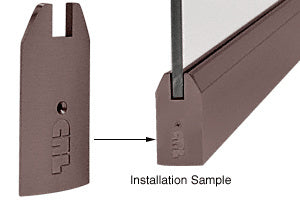 CRL 4" Tapered End Cap for Sidelite Rails