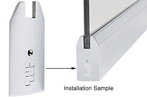 CRL 4" Tapered End Cap for Sidelite Rails