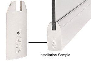 CRL 4" Tapered End Cap for Sidelite Rails