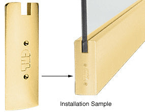CRL 6" Square End Cap for Sidelite Rails