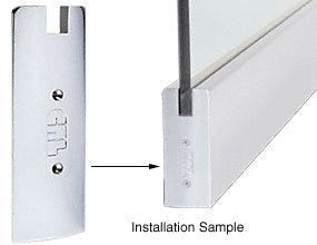 CRL 6" Square End Cap for Sidelite Rails
