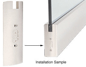 CRL 6" Square End Cap for Sidelite Rails