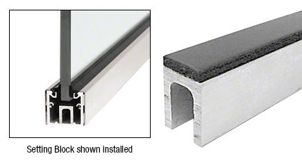 CRL Aluminum Neoprene Setting Block For Glass crl-aluminum-neoprene-setting-block-for-glass