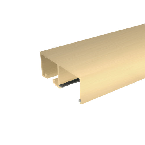 FHC BRS200 Top Track With Glazing Pocket For Rolling Sliding System - 120" Long