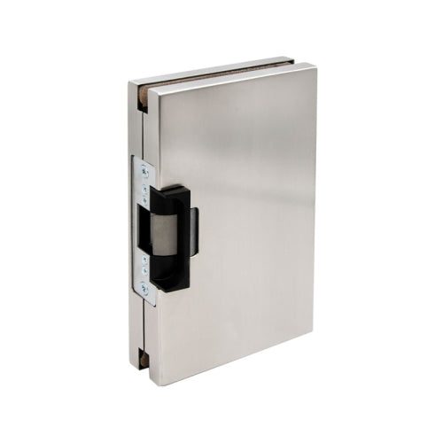 FHC 6" X 10" Center Lock Glass Keeper With Electric Strike