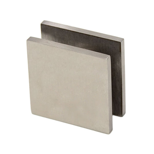 FHC 180 Degree Square Glass Clamps For Mall Fronts