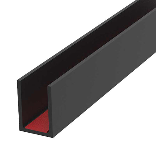 FHC Perimeter Channel For 3/8" Glass With Pre-Applied Tape