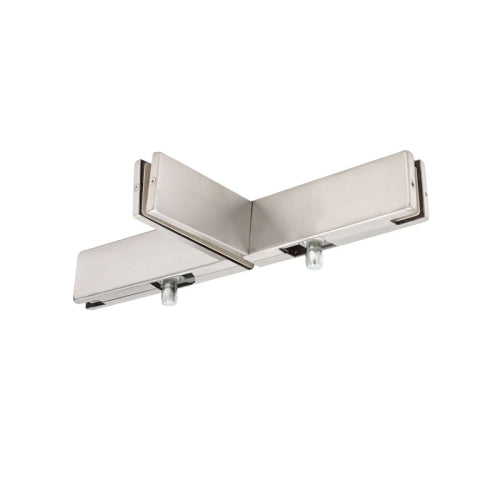 FHC Double Transom Patch With Support Fin - Brushed Stainless