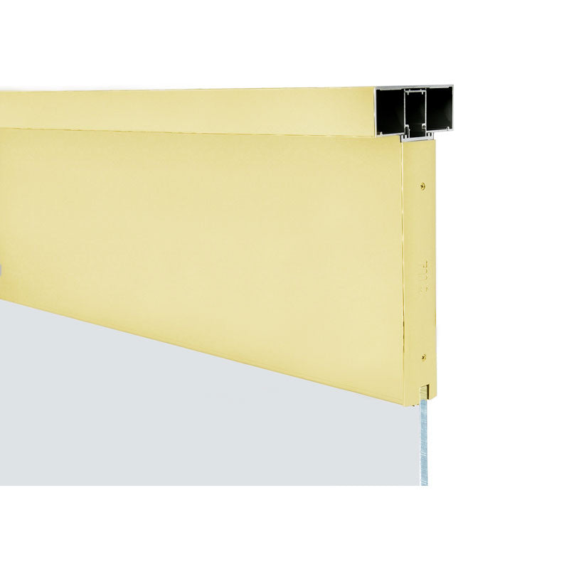 10" Square Sidelite Rail 240" Length With Reversible Saddle