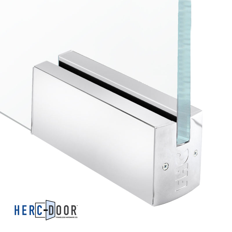 2-1/2" Square Patch Rail Without Lock